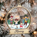 Happy Our Grandkids - Christmas Gift For Grandparents, Parents, Family - Personalized 2-Layered Mix Ornament