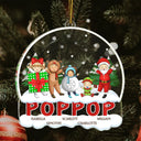 Décoration de Noël en acrylique personnalisée pour petits-enfants, grand-mère, grand-père, grand-mère, papa, maman !