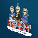 All Family - Christmas Gift For Siblings, Parents, Kids, Pet Lovers - Personalized Cutout Acrylic Ornament