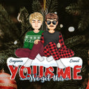 Toi et moi, on a ça ! Cadeaux de Noël pour couples, mari, femme ! Décoration en acrylique découpée personnalisée