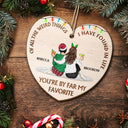 De toutes les choses étranges - Cadeau de Noël pour les meilleurs amis - Décoration en bois personnalisée