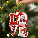 Custom Photo Love Family Kids Dogs Cats - Christmas, Loving Gift For Parents, Grandparents, Pet Lovers - Personalized Custom Shaped Wooden Ornament