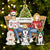 Couple And Dogs Cats - Christmas Gift For Pet Lovers And Family - Personalized Cutout Acrylic Ornament