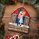 I Wish I Had Met You Sooner - Christmas Gift For Couples, Husband And Wife - Personalized Custom Shaped Wooden Ornament