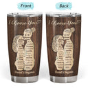 Je te choisis - Cadeau d'anniversaire pour couple - Gobelet personnalisé