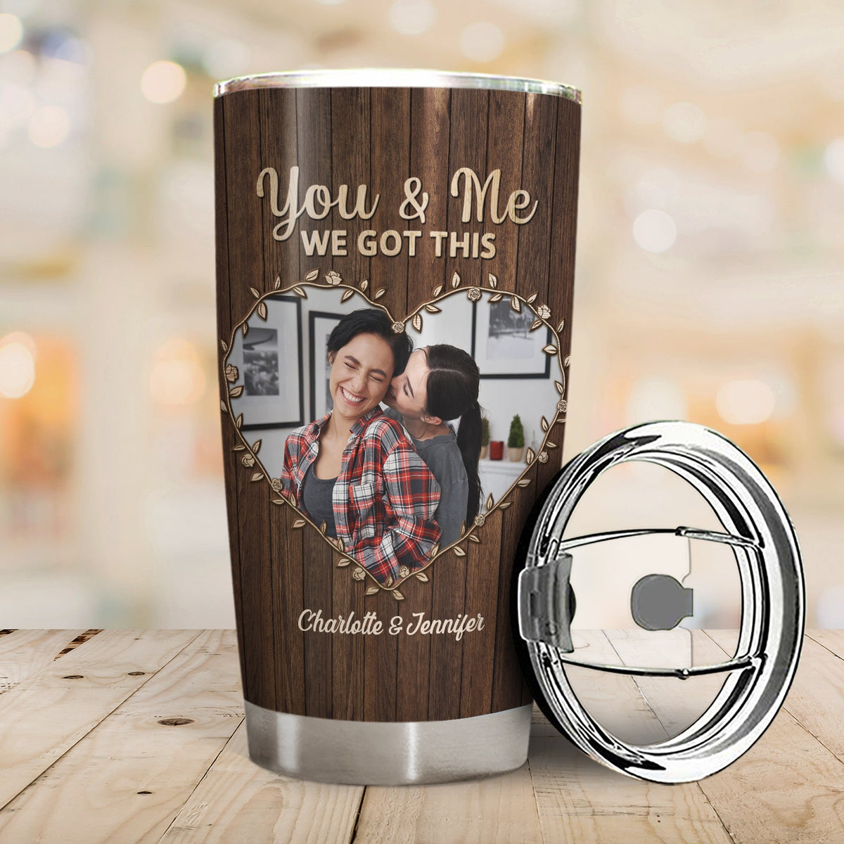 Custom Photo The Day I Met You - Anniversary Gift For Couples - Personalized Tumbler