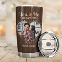 Custom Photo The Day I Met You - Anniversary Gift For Couples - Personalized Tumbler