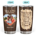 Custom Photo The Day I Met You - Anniversary Gift For Couples - Personalized Tumbler