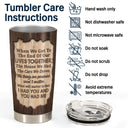 Custom Photo The Day I Met You - Anniversary Gift For Couples - Personalized Tumbler