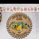 Drive Slow Drunk Campers Matter - Gift For Camping Couples - Personalized Custom Shaped Doormat