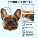 Custom Photo Funny Face Pet Kid Family - Gift For Parents, Grandparents, Pet Lovers - Personalized Acrylic Car Hanger