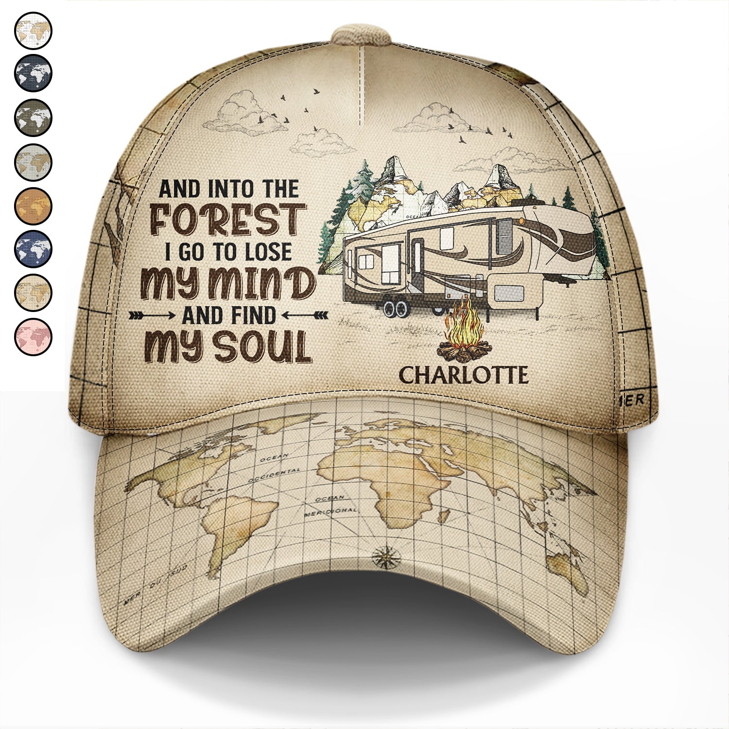 And Into The Forest I Go To - Gift For Camping Lovers - Personalized Classic Cap