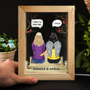 I Miss You I Know - Memorial Gift For Family, Friends, Siblings - Personalized Frame Lamp