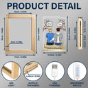 I Miss You I Know - Memorial Gift For Family, Friends, Siblings - Personalized Frame Lamp