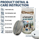 In My Darkest Hour I Found Your Paw - Gift For Dog Lovers, Dog Mom - Personalized Mason Jar Light