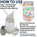 Grandma's Sweethearts Heart By Heart - Gift For Nana, Mom, Mama - Personalized Mason Jar Light