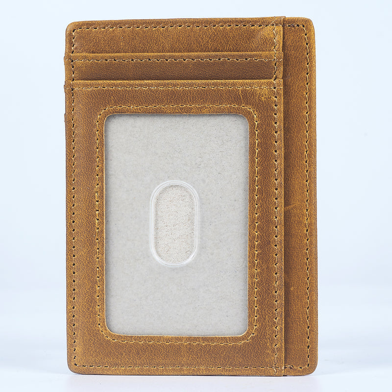 First Dad Now Grandpa Handprints - Personalized Card Wallet