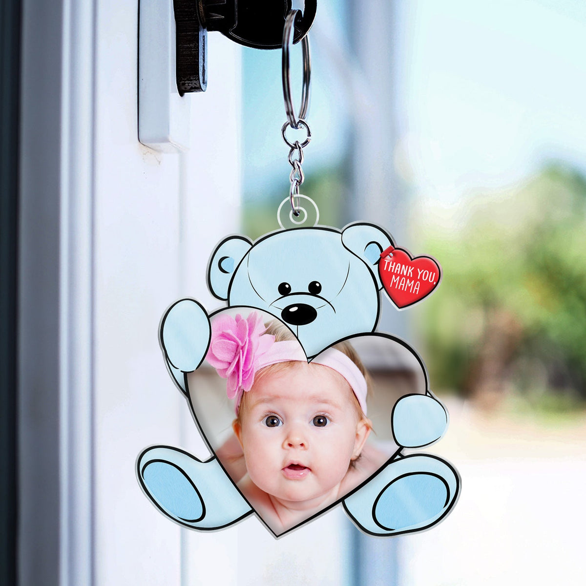 Custom Photo You're Doing Great Bear Hug Loving Gift For Mom, Mum, N