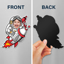 Véhicule photo personnalisé pour enfant - Cadeau pour enfants, petits-enfants, parents, grands-parents - Aimant personnalisé