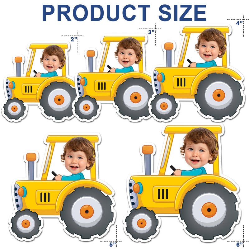 Véhicule photo personnalisé pour enfant - Cadeau pour enfants, petits-enfants, parents, grands-parents - Aimant personnalisé