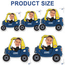 Photo personnalisée d'un enfant conducteur amusant - Cadeau pour enfants, petits-enfants, parents, grands-parents - Aimant personnalisé