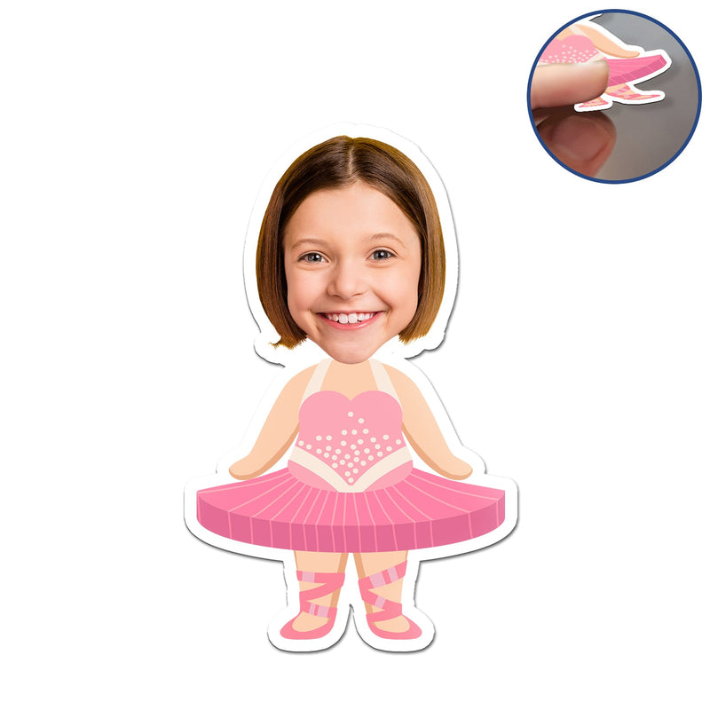 Custom Photo Funny Kid Dream Jobs - Gift For Children, Grandkids - Personalized Magnet