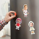 Custom Photo Funny Kid Dream Jobs - Gift For Children, Grandkids - Personalized Magnet