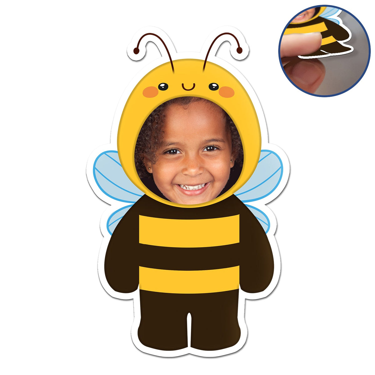 Photo personnalisée, drôle, animal, cosplay, cadeau pour enfants et petits-enfants - Aimant personnalisé