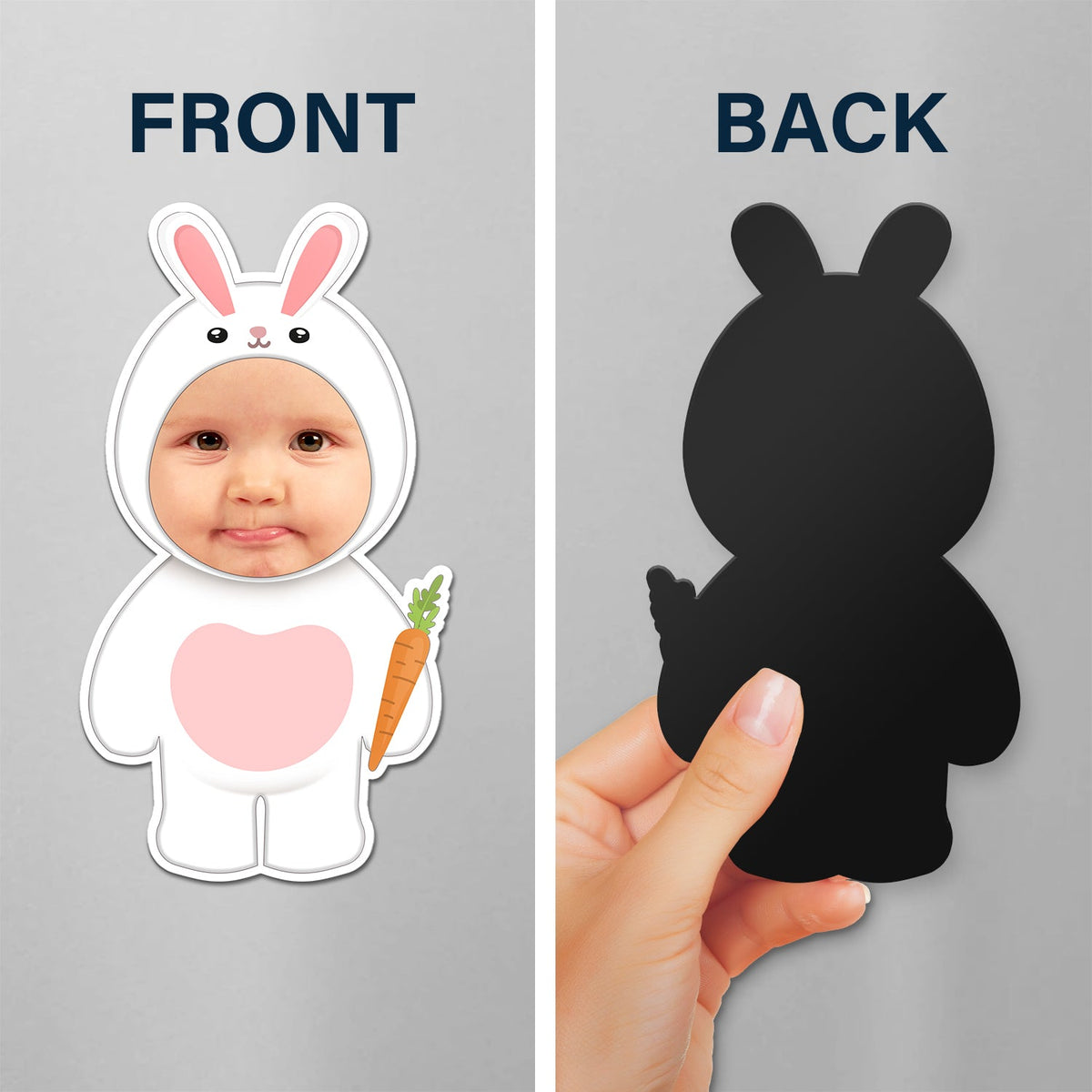 Photo personnalisée, drôle, animal, cosplay, cadeau pour enfants et petits-enfants - Aimant personnalisé