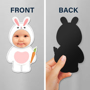 Photo personnalisée, drôle, animal, cosplay, cadeau pour enfants et petits-enfants - Aimant personnalisé