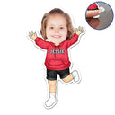 Photo personnalisée avec visage drôle et enfant heureux - Cadeau pour petits-enfants, frères et sœurs - Aimant personnalisé