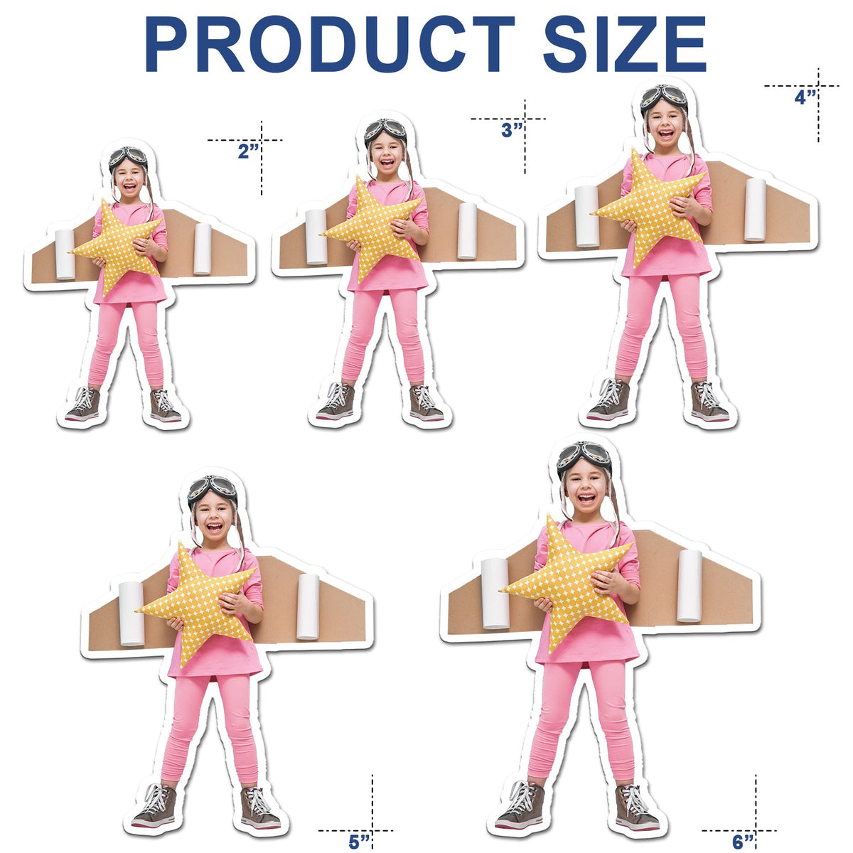 Custom Photo Funny Kids Pet Family - Gift For Parents, Grandparents, Pet Lovers - Personalized Magnet