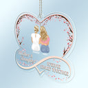 Mother And Daughters Forever Linked Together - Loving, Birthday Gift For Mother, Mom - Personalized Acrylic Car Hanger