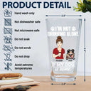 I'm Not Drinking Alone If My Dogs Cats Pets Are Home - Personalized Beer Glass