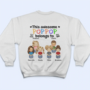 This Awesome Daddy Mommy Belongs To - Personalized T Shirt