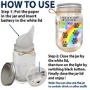 A Piece Of My Heart Is At The Rainbow Bridge - Personalized Mason Jar Light