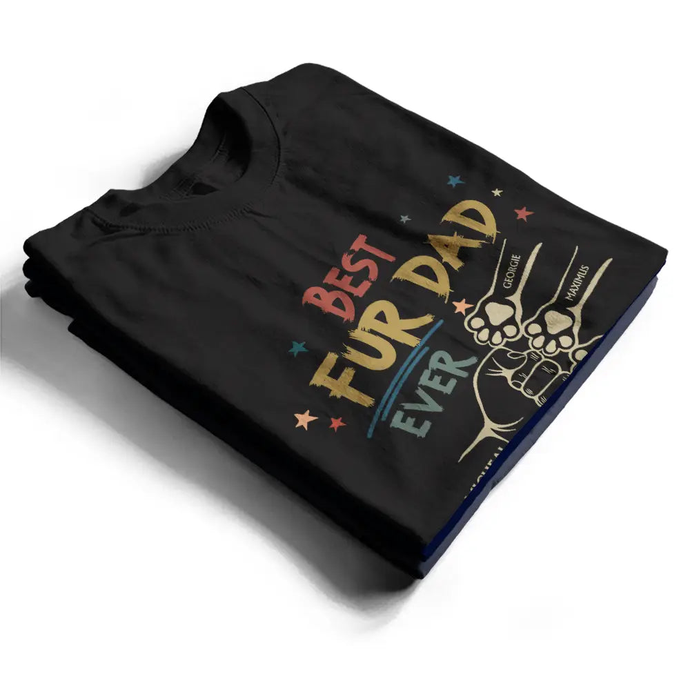 Meilleur papa chien de tous les temps - T-shirt personnalisé