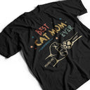 Best Dog Dad Ever Hand Punch Retro - Personalized T Shirt