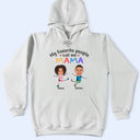 Custom Photo My Favorite People Call Me Dad Mom Grandpa Grandma - Personalized T Shirt