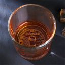 I Like My Smoker And Maybe 3 People Retro - Personalized Engraved Whiskey Glass