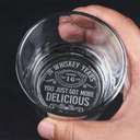 Birthday You Just Got More Delicious - Personalized Engraved Whiskey Glass