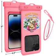 Beach Please I'm On Vacay Mode Chillin' Girl - Personalized Waterproof Phone Pouch
