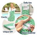 Grandkids, Kids Names For Grandma, Mom - Personalized Beach Towel