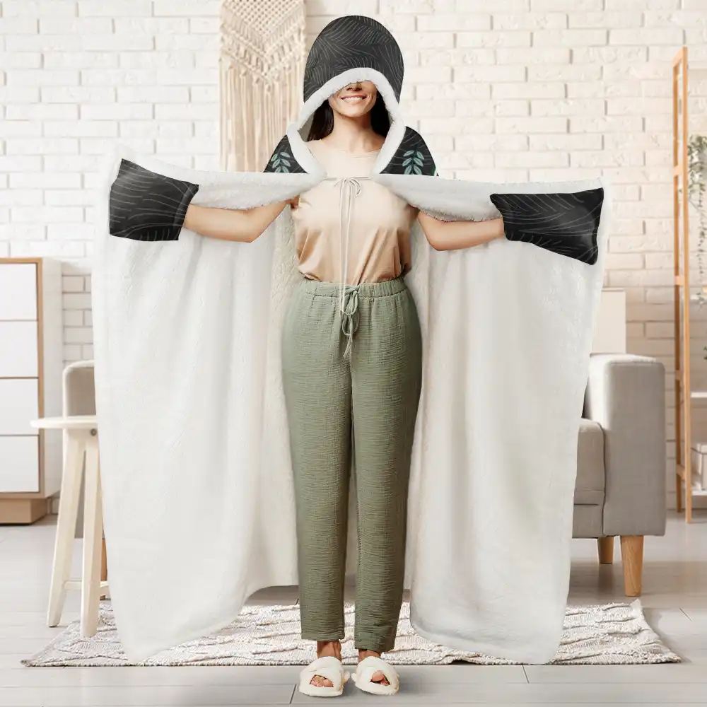Wearable hooded blanket sales