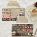Reading Chibi Just A Girl Who Loves Books - Personalized Wearable Hooded Blanket