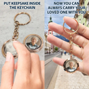 Custom Photo In Loving Memory Of My Beloved Dog, Cat, Family - Personalized Keepsake Keychain