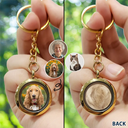 Custom Photo In Loving Memory Of My Beloved Dog, Cat, Family - Personalized Keepsake Keychain