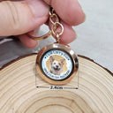 Custom Photo I Will Carry You Pet Memorial - Personalized Keepsake Keychain
