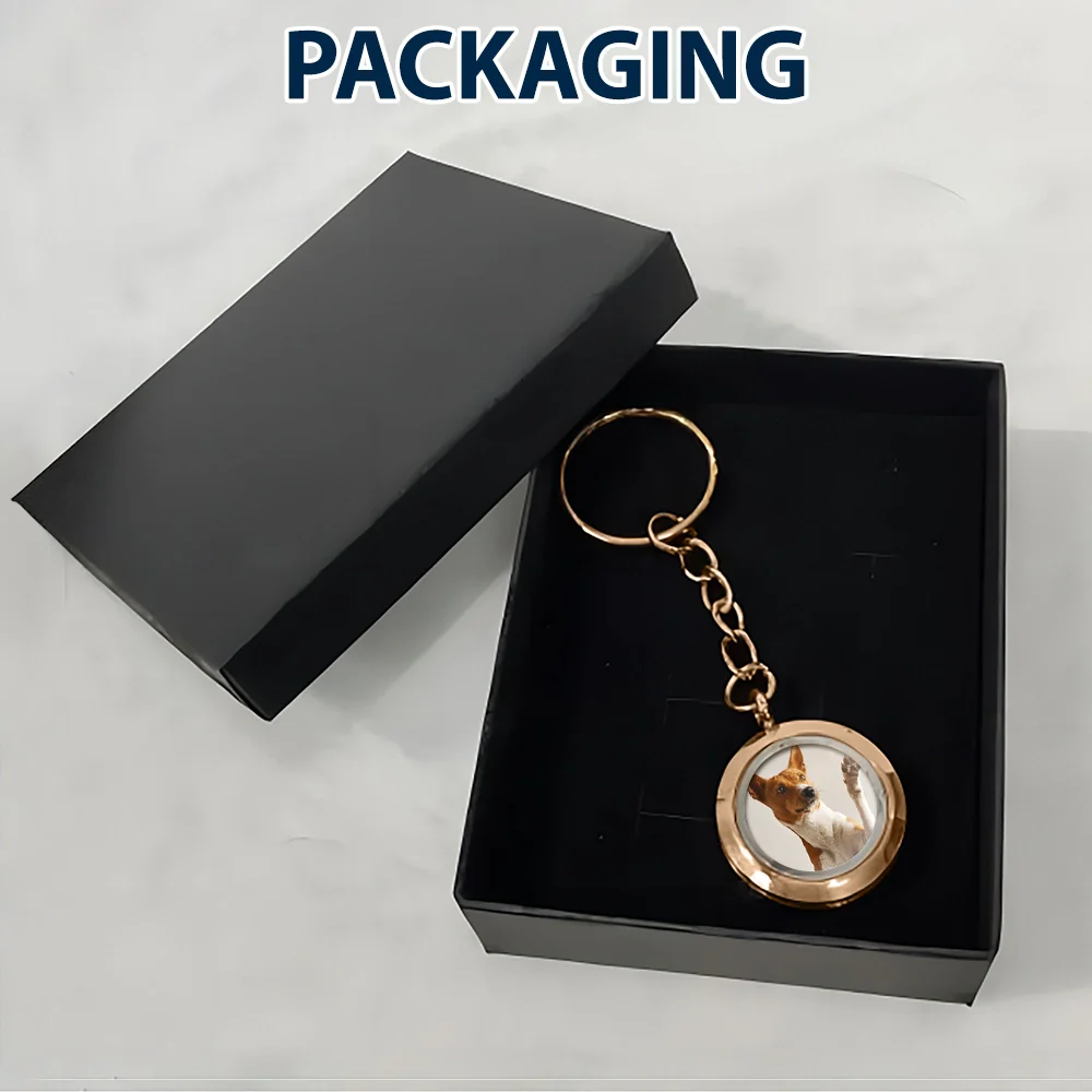 Custom Photo Your Wings Were Ready But My Heart Was Not Memorial Pet, Family - Personalized Keepsake Keychain