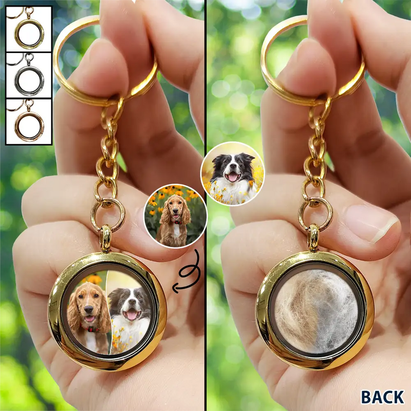 Custom Photo Your Wings Were Ready But My Heart Was Not Memorial Pet, Family - Personalized Keepsake Keychain